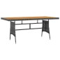 vidaXL 9-tlg. Garten-Essgruppe Poly Rattan Grau vidaXL 9-tlg. Garten-Essgruppe Poly Rattan Grau