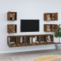 vidaXL 7-tlg. TV-Schrank-Set Räuchereiche Holzwerkstoff vidaXL 7-tlg. TV-Schrank-Set Räuchereiche Holzwerkstoff