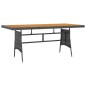 vidaXL 9-tlg. Garten-Essgruppe Poly Rattan Grau vidaXL 9-tlg. Garten-Essgruppe Poly Rattan Grau