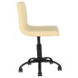 Esszimmerstühle 2 Stk. Drehbar Creme Samt Esszimmerstühle 2 Stk. Drehbar Creme Samt