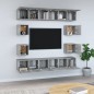 vidaXL 10-tlg. TV-Schrank-Set Grau Sonoma Holzwerkstoff vidaXL 10-tlg. TV-Schrank-Set Grau Sonoma Holzwerkstoff