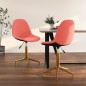 Esszimmerstühle 2 Stk. Drehbar Rosa Samt Esszimmerstühle 2 Stk. Drehbar Rosa Samt