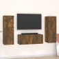 vidaXL 3-tlg. TV-Schrank-Set Räuchereiche Holzwerkstoff vidaXL 3-tlg. TV-Schrank-Set Räuchereiche Holzwerkstoff
