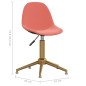 Esszimmerstühle 2 Stk. Drehbar Rosa Samt Esszimmerstühle 2 Stk. Drehbar Rosa Samt