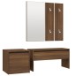 vidaXL Flurmöbel-Set Braun Eichen-Optik Holzwerkstoff vidaXL Flurmöbel-Set Braun Eichen-Optik Holzwerkstoff