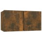 vidaXL TV-Wandschränke 4 Stk. Räuchereiche 60x30x30 cm Holzwerkstoff vidaXL TV-Wandschränke 4 Stk. Räuchereiche 60x30x30 cm Holzwerkstoff