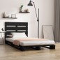 vidaXL Massivholzbett Schwarz 75x190 cm Kiefer vidaXL Massivholzbett Schwarz 75x190 cm Kiefer