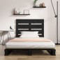 vidaXL Massivholzbett Schwarz 75x190 cm Kiefer vidaXL Massivholzbett Schwarz 75x190 cm Kiefer