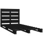 vidaXL Massivholzbett Schwarz 75x190 cm Kiefer vidaXL Massivholzbett Schwarz 75x190 cm Kiefer