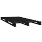 vidaXL Massivholzbett Schwarz 75x190 cm Kiefer vidaXL Massivholzbett Schwarz 75x190 cm Kiefer