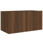 vidaXL 4-tlg. TV-Schrank-Set Braun Eichen-Optik Holzwerkstoff vidaXL 4-tlg. TV-Schrank-Set Braun Eichen-Optik Holzwerkstoff