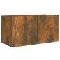 vidaXL 4-tlg. TV-Schrank-Set Räuchereiche Holzwerkstoff