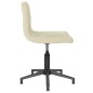 Esszimmerstühle 2 Stk. Drehbar Creme Samt Esszimmerstühle 2 Stk. Drehbar Creme Samt