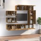 vidaXL 8-tlg. TV-Schrank-Set Räuchereiche Holzwerkstoff vidaXL 8-tlg. TV-Schrank-Set Räuchereiche Holzwerkstoff