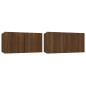 vidaXL 5-tlg. TV-Schrank-Set Braun Eichen-Optik Holzwerkstoff vidaXL 5-tlg. TV-Schrank-Set Braun Eichen-Optik Holzwerkstoff