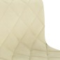 Esszimmerstühle 2 Stk. Drehbar Creme Samt Esszimmerstühle 2 Stk. Drehbar Creme Samt