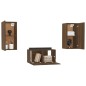 vidaXL 3-tlg. TV-Schrank-Set Braun Eichen-Optik Holzwerkstoff vidaXL 3-tlg. TV-Schrank-Set Braun Eichen-Optik Holzwerkstoff