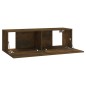 vidaXL TV-Wandschrank-Set Räuchereiche Holzwerkstoff vidaXL TV-Wandschrank-Set Räuchereiche Holzwerkstoff