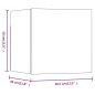 vidaXL TV-Wandschrank-Set Räuchereiche Holzwerkstoff vidaXL TV-Wandschrank-Set Räuchereiche Holzwerkstoff