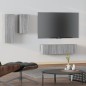 vidaXL 4-tlg. TV-Schrank-Set Grau Sonoma Holzwerkstoff vidaXL 4-tlg. TV-Schrank-Set Grau Sonoma Holzwerkstoff