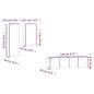 vidaXL 4-tlg. TV-Schrank-Set Grau Sonoma Holzwerkstoff vidaXL 4-tlg. TV-Schrank-Set Grau Sonoma Holzwerkstoff