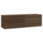 vidaXL TV-Wandschrank-Set Braun Eichen-Optik Holzwerkstoff vidaXL TV-Wandschrank-Set Braun Eichen-Optik Holzwerkstoff