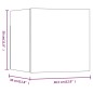 vidaXL TV-Wandschrank-Set Braun Eichen-Optik Holzwerkstoff vidaXL TV-Wandschrank-Set Braun Eichen-Optik Holzwerkstoff