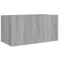vidaXL 4-tlg. TV-Schrank-Set Grau Sonoma Holzwerkstoff vidaXL 4-tlg. TV-Schrank-Set Grau Sonoma Holzwerkstoff