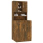 vidaXL Waschmaschinenschrank Räuchereiche Holzwerkstoff vidaXL Waschmaschinenschrank Räuchereiche Holzwerkstoff