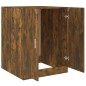 vidaXL Waschmaschinenschrank Räuchereiche Holzwerkstoff vidaXL Waschmaschinenschrank Räuchereiche Holzwerkstoff