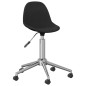 Esszimmerstühle 2 Stk. Drehbar Schwarz Stoff Esszimmerstühle 2 Stk. Drehbar Schwarz Stoff