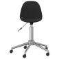 Esszimmerstühle 2 Stk. Drehbar Schwarz Stoff Esszimmerstühle 2 Stk. Drehbar Schwarz Stoff