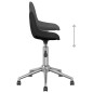 Esszimmerstühle 2 Stk. Drehbar Schwarz Stoff Esszimmerstühle 2 Stk. Drehbar Schwarz Stoff