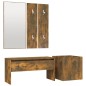 vidaXL Flurmöbel-Set Räuchereiche Holzwerkstoff vidaXL Flurmöbel-Set Räuchereiche Holzwerkstoff