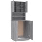 vidaXL Waschmaschinenschrank Grau Sonoma Holzwerkstoff vidaXL Waschmaschinenschrank Grau Sonoma Holzwerkstoff