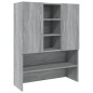 vidaXL Waschmaschinenschrank Grau Sonoma Holzwerkstoff vidaXL Waschmaschinenschrank Grau Sonoma Holzwerkstoff