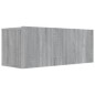 vidaXL 3-tlg. TV-Schrank-Set Grau Sonoma Holzwerkstoff vidaXL 3-tlg. TV-Schrank-Set Grau Sonoma Holzwerkstoff