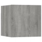 vidaXL 3-tlg. TV-Schrank-Set Grau Sonoma Holzwerkstoff vidaXL 3-tlg. TV-Schrank-Set Grau Sonoma Holzwerkstoff