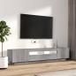 vidaXL 2-tlg. TV-Schrank-Set LED-Leuchten Grau Sonoma Holzwerkstoff vidaXL 2-tlg. TV-Schrank-Set LED-Leuchten Grau Sonoma Holzwerkstoff