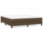 vidaXL Bettgestell Dunkelbraun 160x200 cm Stoff vidaXL Bettgestell Dunkelbraun 160x200 cm Stoff
