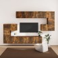 vidaXL 10-tlg. TV-Schrank-Set Räuchereiche Holzwerkstoff vidaXL 10-tlg. TV-Schrank-Set Räuchereiche Holzwerkstoff