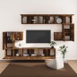 vidaXL 10-tlg. TV-Schrank-Set Räuchereiche Holzwerkstoff vidaXL 10-tlg. TV-Schrank-Set Räuchereiche Holzwerkstoff