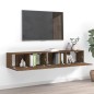 vidaXL 2-tlg. TV-Schrank-Set Braun Eichen-Optik Holzwerkstoff vidaXL 2-tlg. TV-Schrank-Set Braun Eichen-Optik Holzwerkstoff