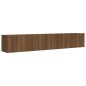 vidaXL 2-tlg. TV-Schrank-Set Braun Eichen-Optik Holzwerkstoff vidaXL 2-tlg. TV-Schrank-Set Braun Eichen-Optik Holzwerkstoff