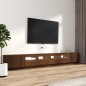 vidaXL 3-tlg. TV-Schrank-Set LED-Leuchten Braun Eiche Holzwerkstoff vidaXL 3-tlg. TV-Schrank-Set LED-Leuchten Braun Eiche Holzwerkstoff