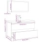 vidaXL Badmöbel-Set Grau Sonoma Holzwerkstoff vidaXL Badmöbel-Set Grau Sonoma Holzwerkstoff