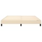 vidaXL Boxspringbett Creme 160x200 cm Stoff vidaXL Boxspringbett Creme 160x200 cm Stoff