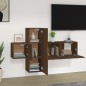 vidaXL 3-tlg. TV-Schrank-Set Braun Eichen-Optik Holzwerkstoff vidaXL 3-tlg. TV-Schrank-Set Braun Eichen-Optik Holzwerkstoff
