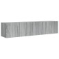 vidaXL 2-tlg. TV-Schrank-Set Grau Sonoma Holzwerkstoff vidaXL 2-tlg. TV-Schrank-Set Grau Sonoma Holzwerkstoff