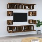 vidaXL 10-tlg. TV-Schrank-Set Räuchereiche Holzwerkstoff vidaXL 10-tlg. TV-Schrank-Set Räuchereiche Holzwerkstoff